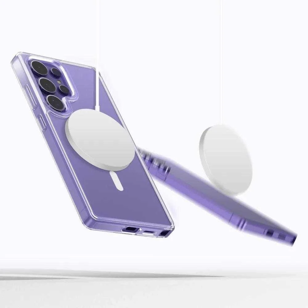 Dėklas Tech-Protect Flexair Hybrid Magsafe do Galaxy S25 Ultra permatomos