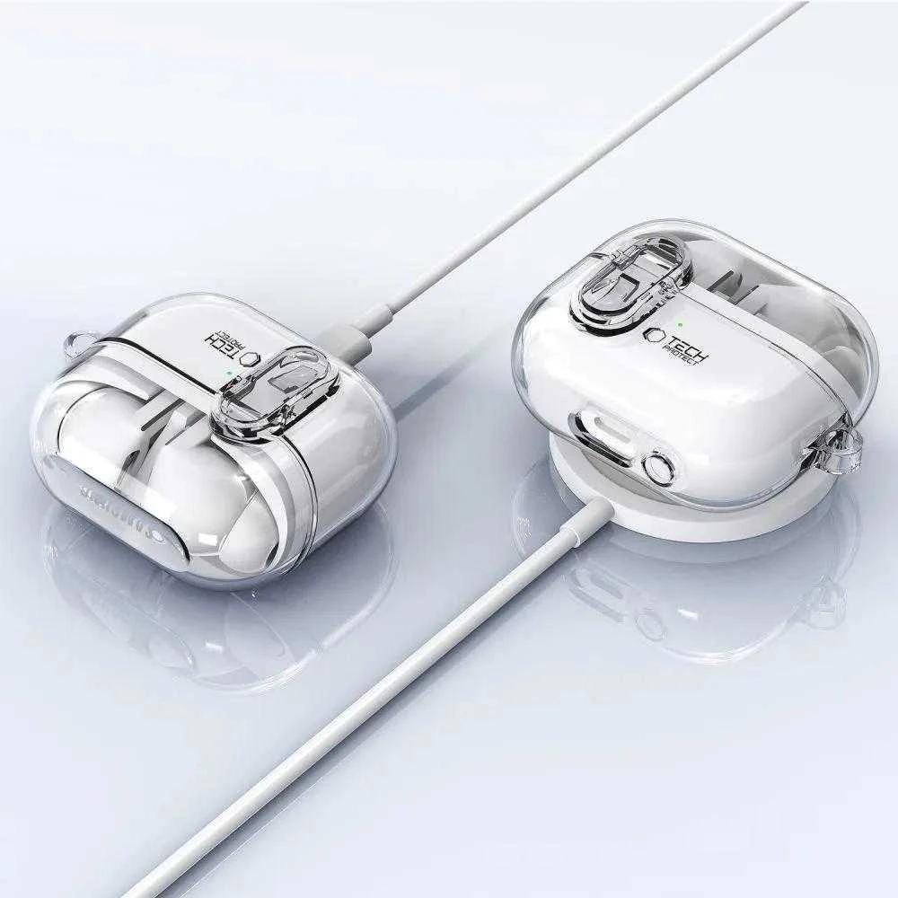 Dėklas TECH-PROTECT FLEXAIR Samsung GALAXY BUDS 3 / 3 PRO skaidrus