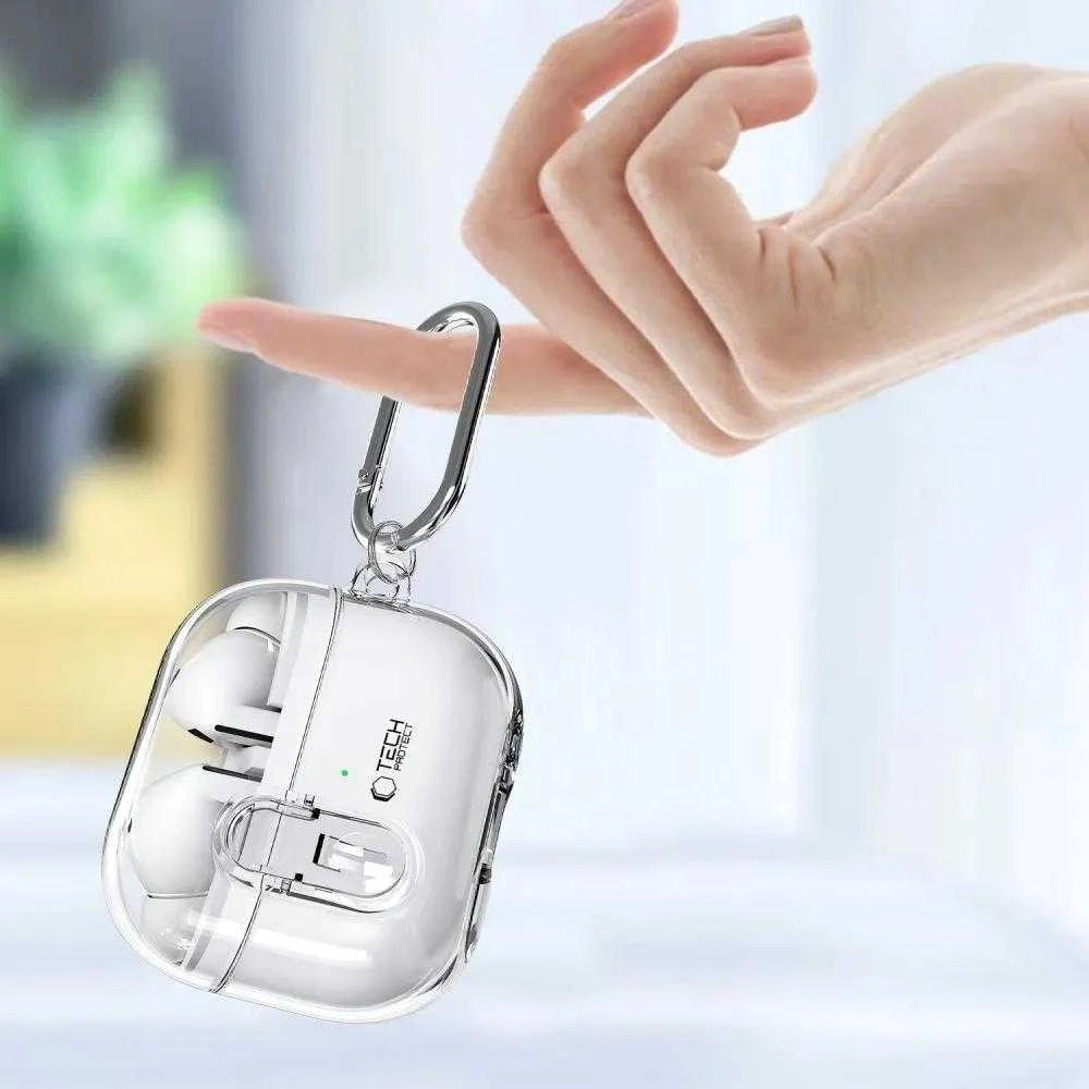 Dėklas TECH-PROTECT FLEXAIR Samsung GALAXY BUDS 3 / 3 PRO skaidrus