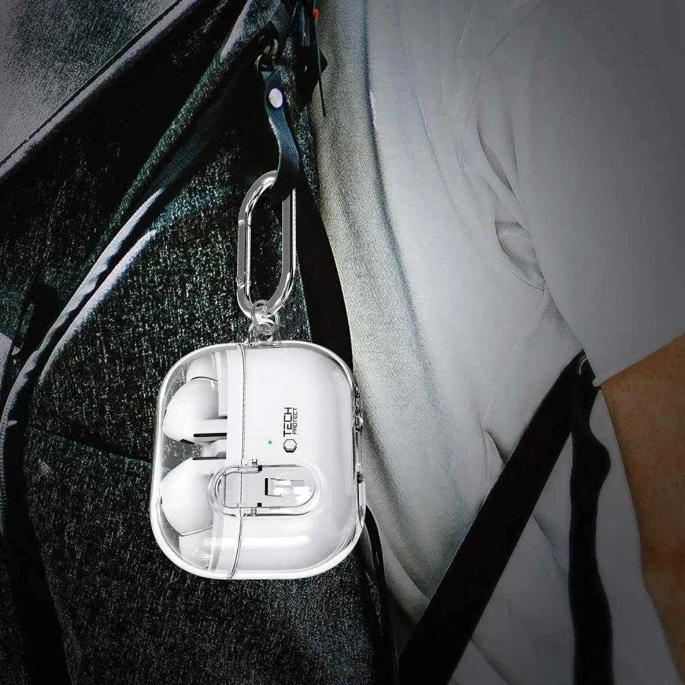 Dėklas TECH-PROTECT FLEXAIR Samsung GALAXY BUDS 3 / 3 PRO skaidrus