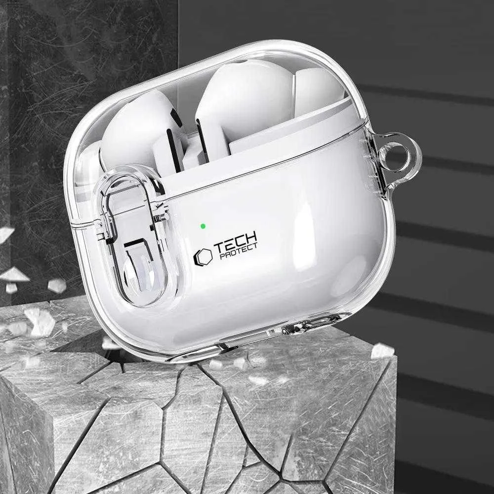 Dėklas TECH-PROTECT FLEXAIR Samsung GALAXY BUDS 3 / 3 PRO skaidrus