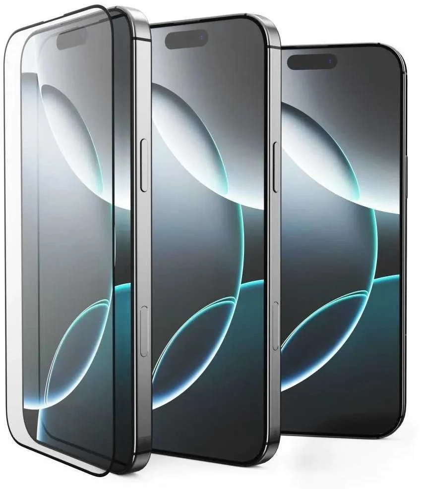 „Tech-Protect Glass Fit+“ 2 grūdintų stiklų pakuotė, skirta „Motorola Moto G56 5G“ - juodas