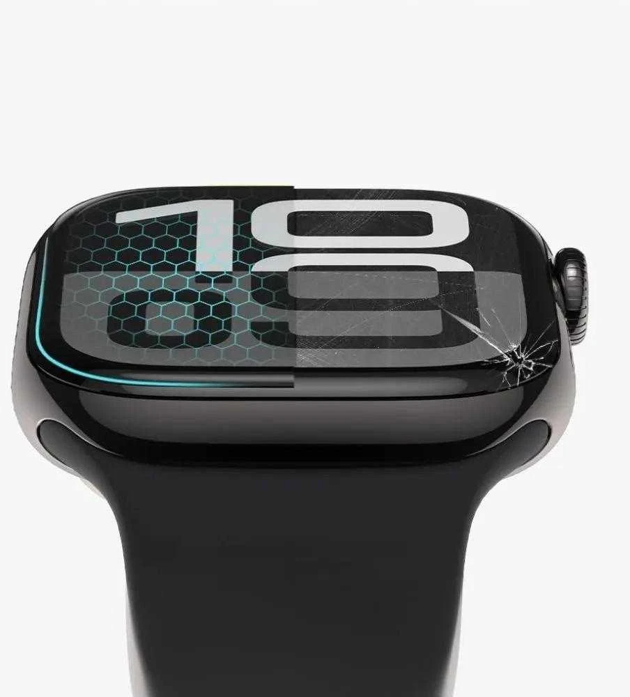 Tech-Protect Glass Flex+ 2-pack hybrid glass skirtas Xiaomi Smart Band 10 / 10 NFC – juodos spalvos