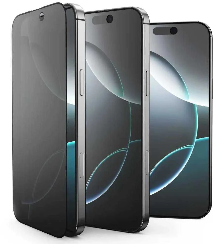 „Tech-Protect Glass Spy+“ 2 „iPhone 17 Air“ privatumo stiklų pakuotė