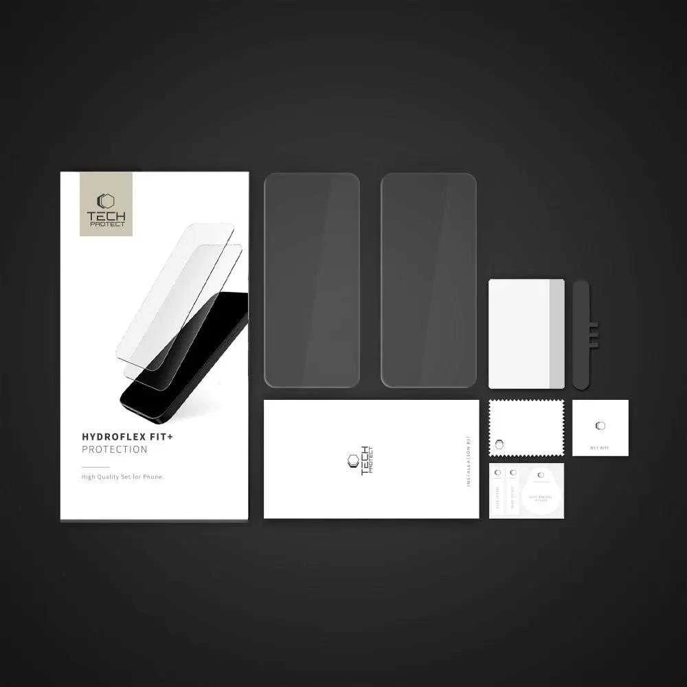 „Tech-Protect Hydroflex Fit+2“ hidrogelio plėvelė, skirta „Xiaomi Redmi Note 14 Pro 5G / 14 Pro+ 5G / Poco X7 5G“ – skaidri