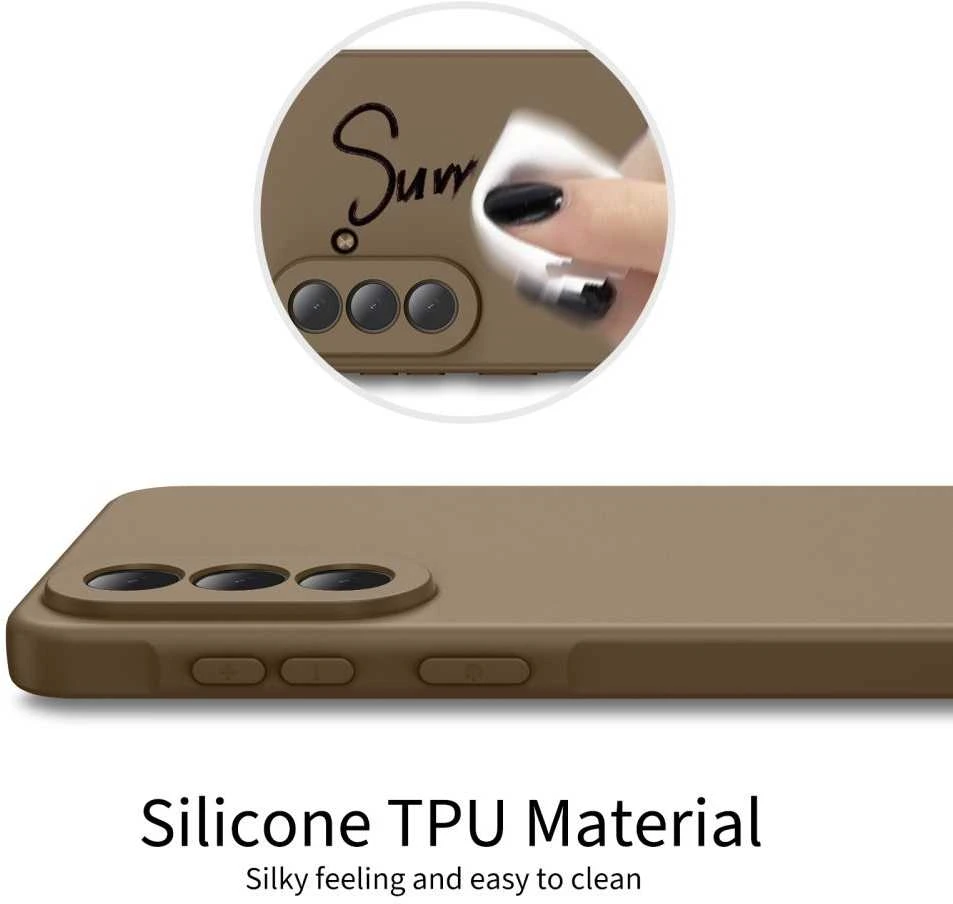 Tech-Protect Icon dėklas Samsung Galaxy A57 5G rudos spalvos
