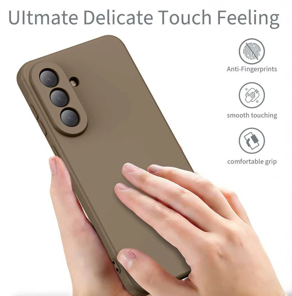 Tech-Protect Icon dėklas Samsung Galaxy A57 5G rudos spalvos