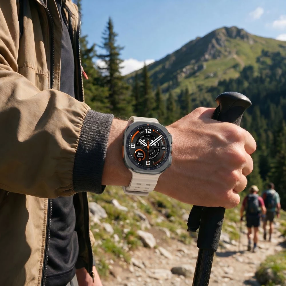 „TECH-PROTECT ICONBAND PRO“, „SAMSUNG GALAXY WATCH ULTRA 1 / 2 2024–2026“ (47 MM) „STARLIGHT“