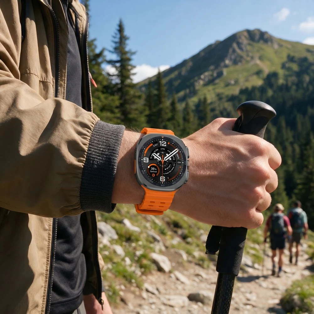„TECH-PROTECT ICONBAND PRO SAMSUNG GALAXY WATCH ULTRA 1 / 2 2024-2026“ (47 MM) ORANŽINIS