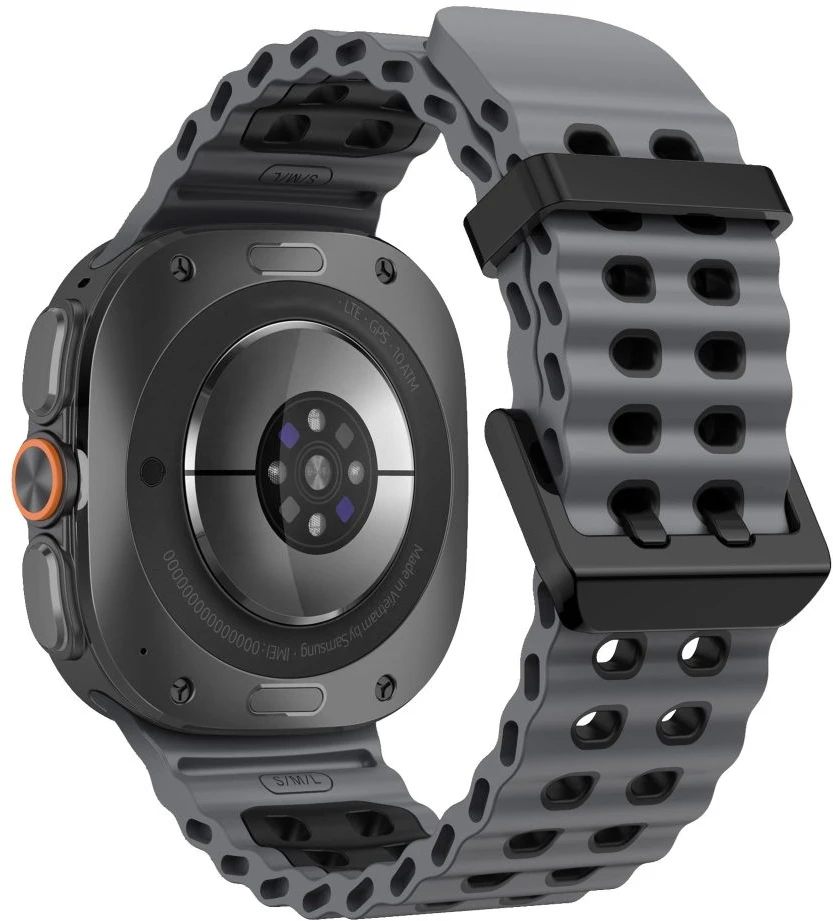 „Tech-Protect ICONBAND PRO“ Samsung Galaxy WATCH ULTRA 1 / 2 2024-2026 (47 MM) RAUDONAS/Juodas