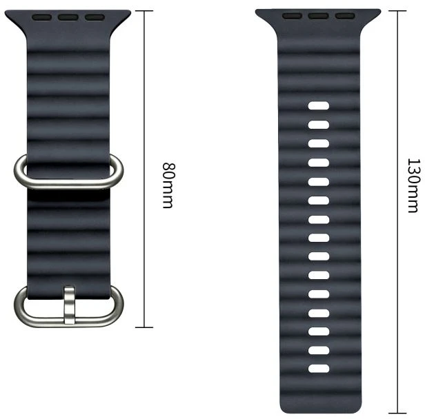 Tech-Protect ICONBAND PRO WATCH 8 / 9 / 10 / 11 / 12 / SE / ULTRA (44 / 45 / 46 / 49 MM) ANTRACITO PILKA