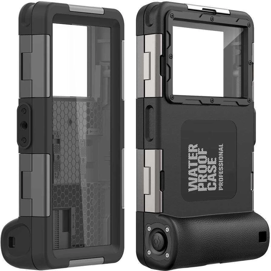 Dėklas Tech-Protect IPX8 Diving Atsparus vandeniui juodos spalvos