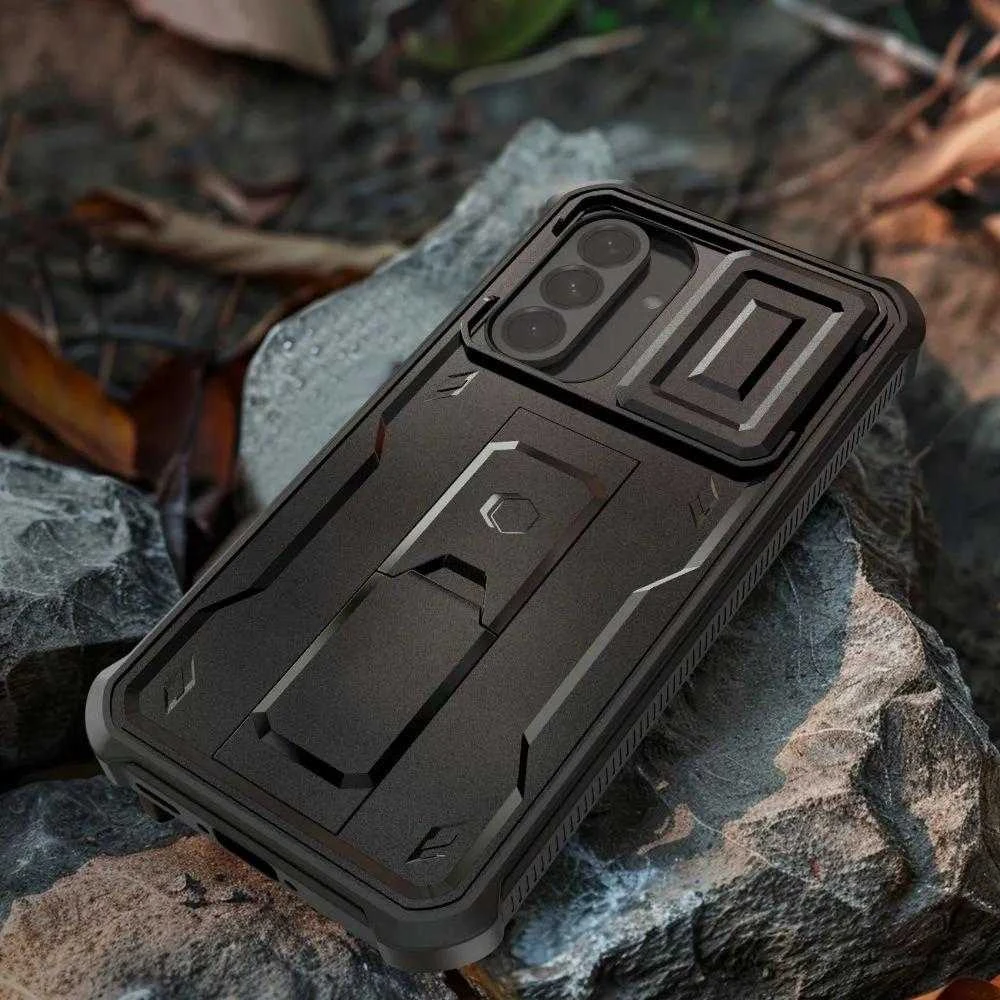 Tech-Protect Kevlar Cam+ Samsung Galaxy A56 5G – dėklas telefonui juodos spalvos