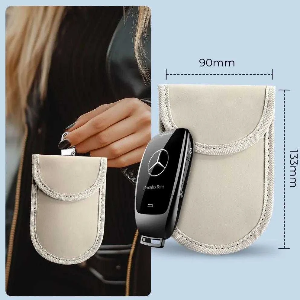 Dėklas Tech-Protect KLR100 RFID Blocking Car Key – dėkals gelsvos spalvos