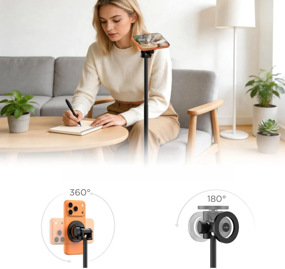 TECH-PROTECT L03S MAGSAFE BLUETOOTH ASMENUKIŲ LAZDOS TRIKOJIS Juodas