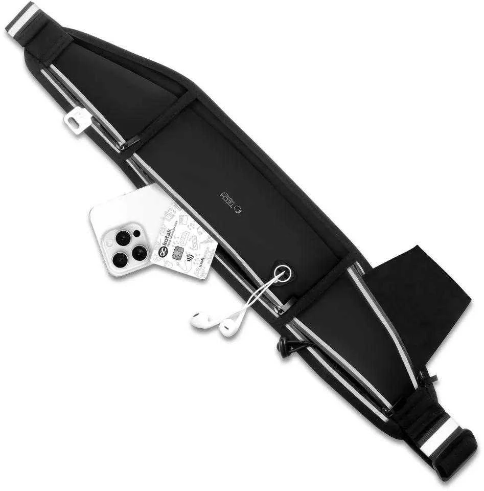 TECH-PROTECT M3 UNIVERSAL SPORT WAIST BAG dėklas telefonui juodos spalvos