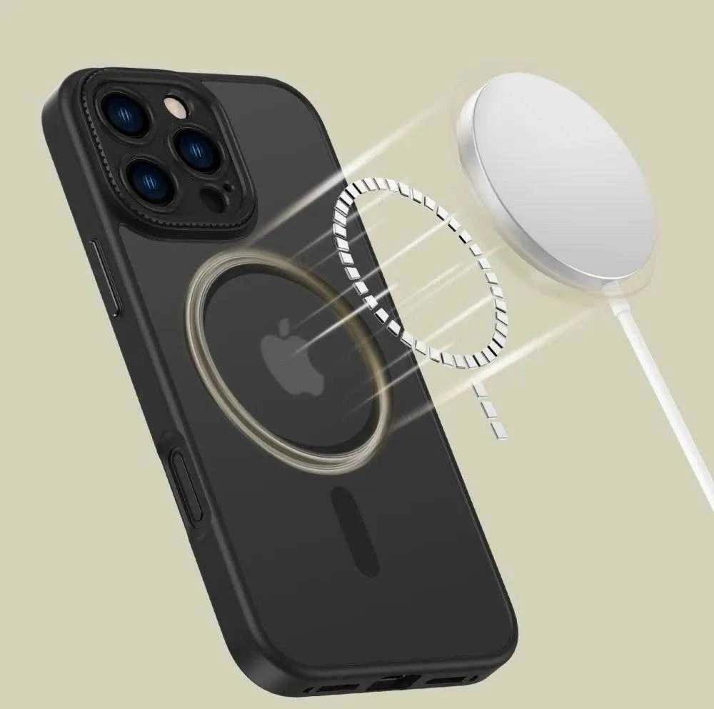 Tech-Protect MagCam MagSafe Apple iPhone 16 Pro Max – Semi-dėklas telefonui skaidrus