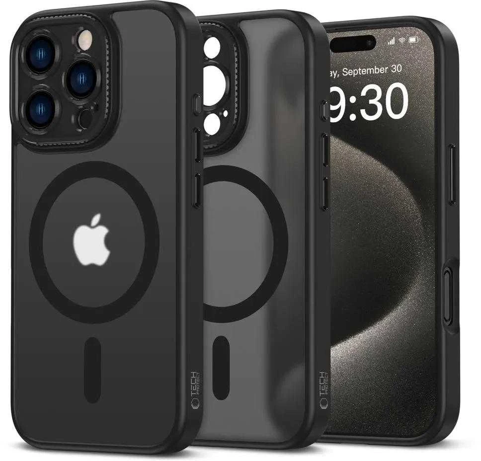 Tech-Protect MagCam MagSafe Apple iPhone 16 Pro – Semi-dėklas telefonui skaidrus