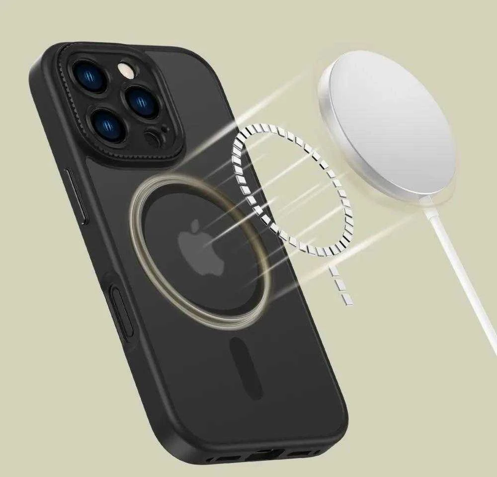 Tech-Protect MagCam MagSafe Apple iPhone 16 Pro – Semi-dėklas telefonui skaidrus