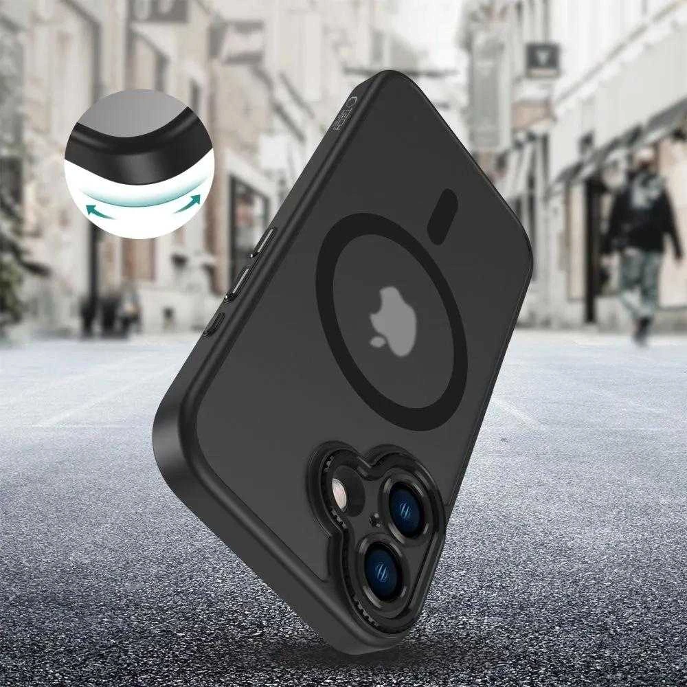 Tech-Protect MagCam MagSafe Apple iPhone 16 – Semi-dėklas telefonui skaidrus
