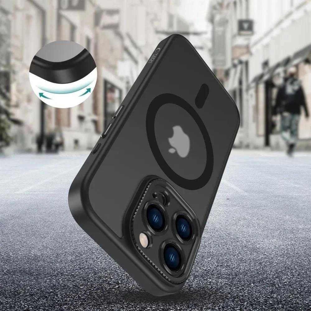 Tech-Protect MagCam MagSafe Apple iPhone 16 Pro – Semi-dėklas telefonui skaidrus