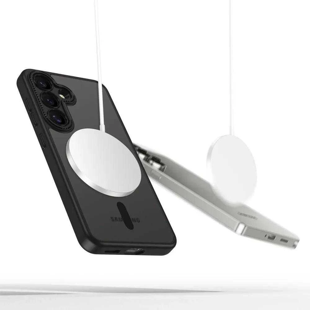 Dėklas Tech-Protect Magcam Magsafe Galaxy S25 matte juodas