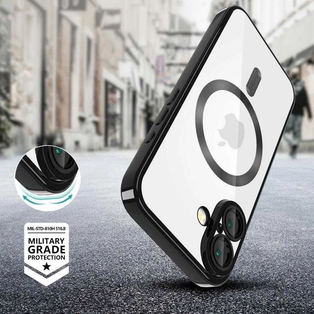 „Tech-Protect MagFlex MagSafe“ dėklas, skirtas „iPhone 16e“ / „17e“ – skaidrus