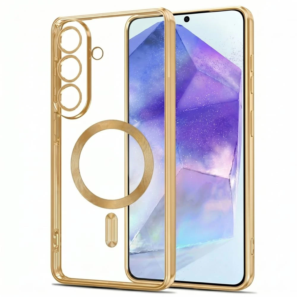 Tech-Protect MagFlex MagSafe dėklas skirtas Samsung Galaxy A27 5G SHINY GOLD