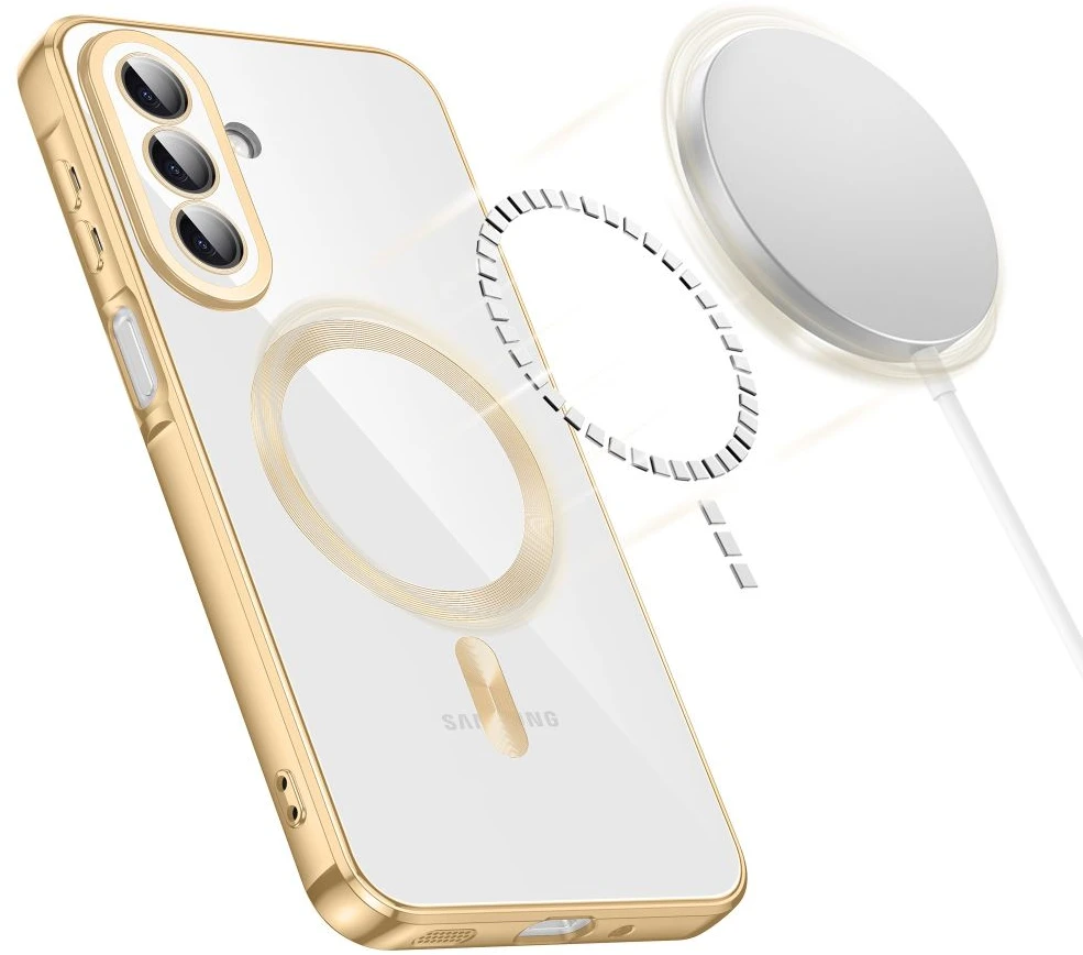 Tech-Protect MagFlex MagSafe dėklas skirtas Samsung Galaxy A27 5G SHINY GOLD