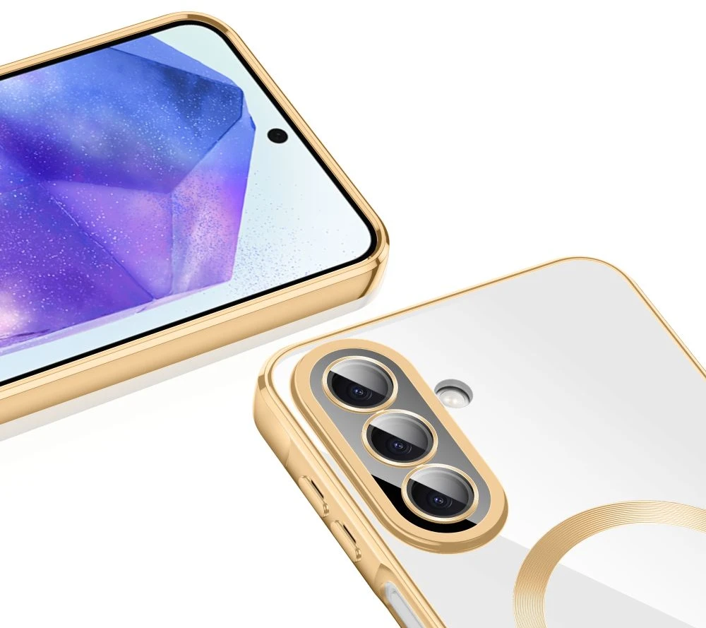 Tech-Protect MagFlex MagSafe dėklas skirtas Samsung Galaxy A27 5G SHINY GOLD