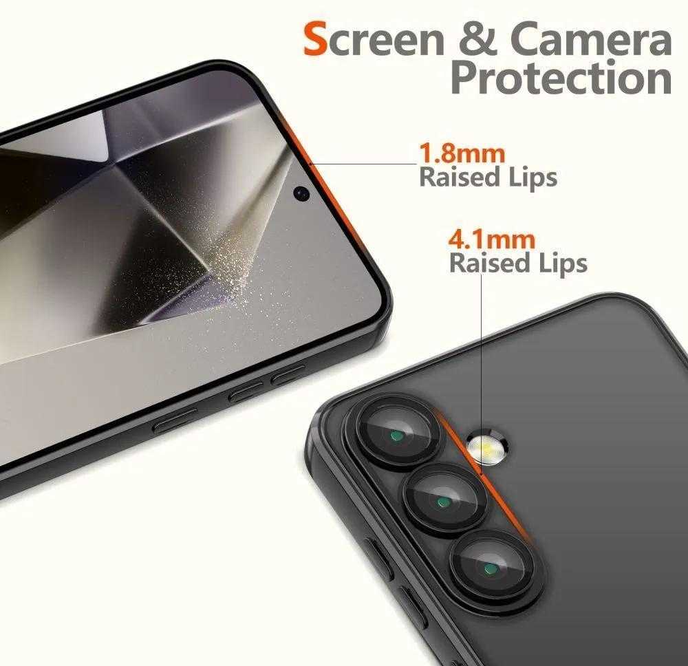 Tech-Protect MagFlex MagSafe Dėklas skirtas Samsung Galaxy A26 5G – skaidrus juodos spalvos