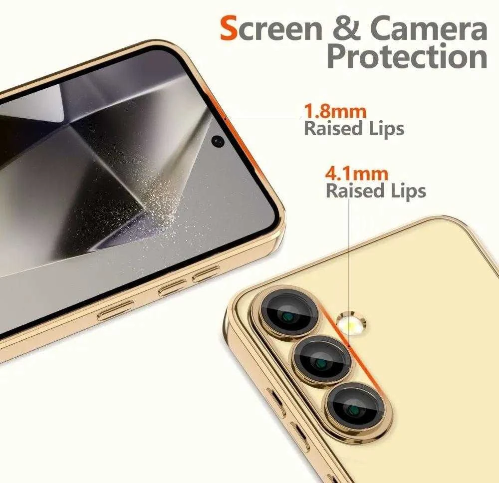 Dėklas Tech-Protect Magflex Magsafe Galaxy S25 Edge blizgus auksinis