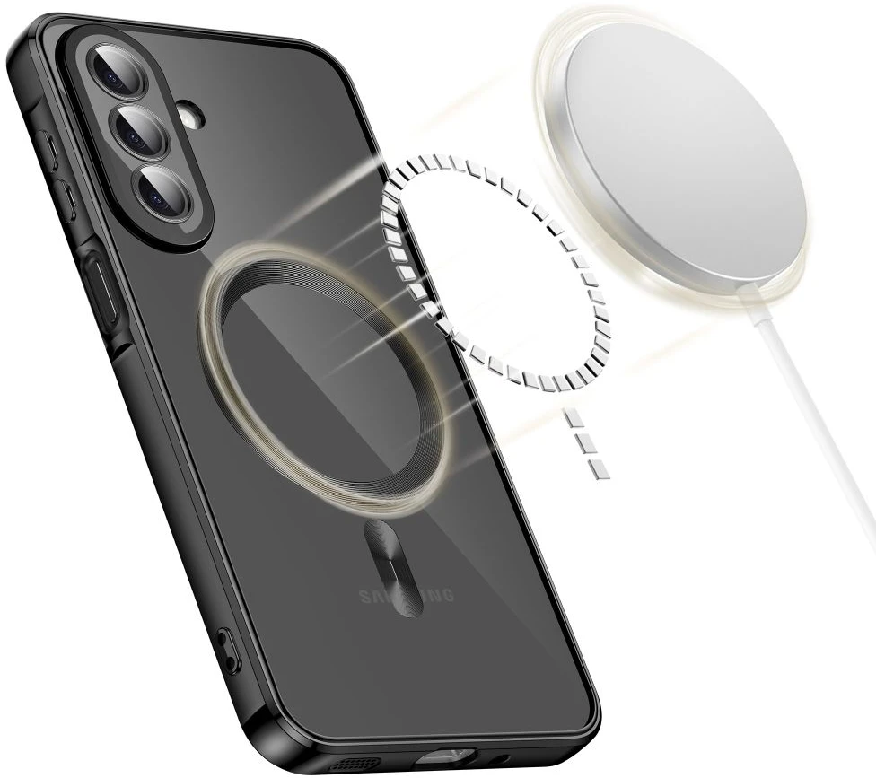 Tech-Protect MagFlex MagSafe dėklas skirtas Samsung Galaxy A27 5G SHINY juodos spalvos