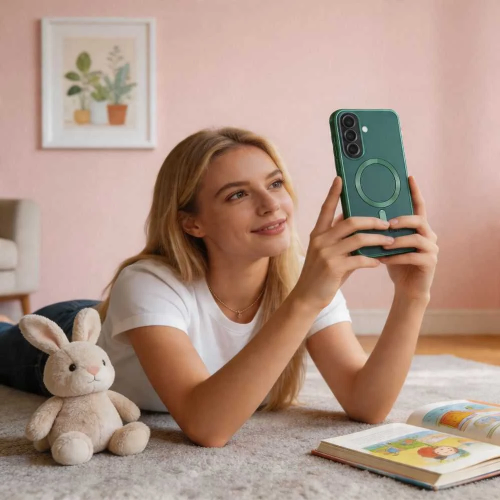 Tech-Protect MagFlex MagSafe Samsung Galaxy A37 5G dėklas JUNGLE Žalias