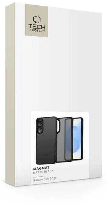 Dėklas „Tech-Protect Magmat Galaxy S25 Edge“ matinis juodas