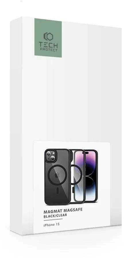 Tech-Protect MagMat MagSafe Apple iPhone 15 – dėklas telefonui juodos spalvos