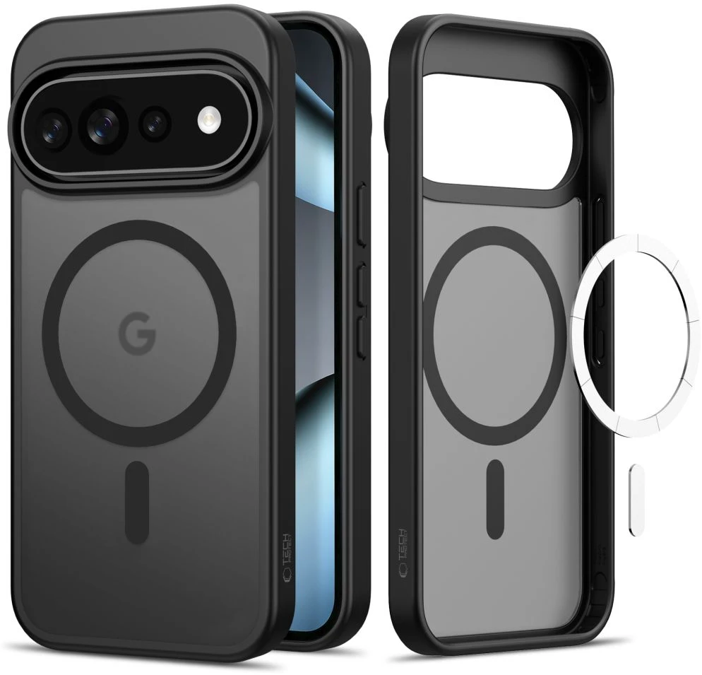 TECH-PROTECT MAGMAT MagSafe DĖKLAS GOOGLE PIXEL 9 / 9 PRO / 10 / 10 PRO / 11 / 11 PRO MATINĖ JUODA