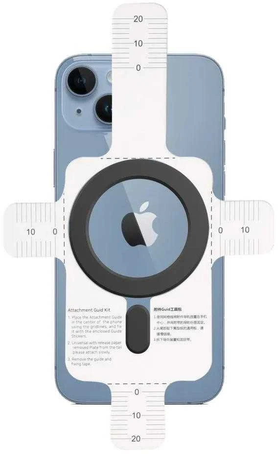 Tech-Protect MagMat MagSafe magnetinis žiedas universalus – dėklas telefonui juodos spalvos
