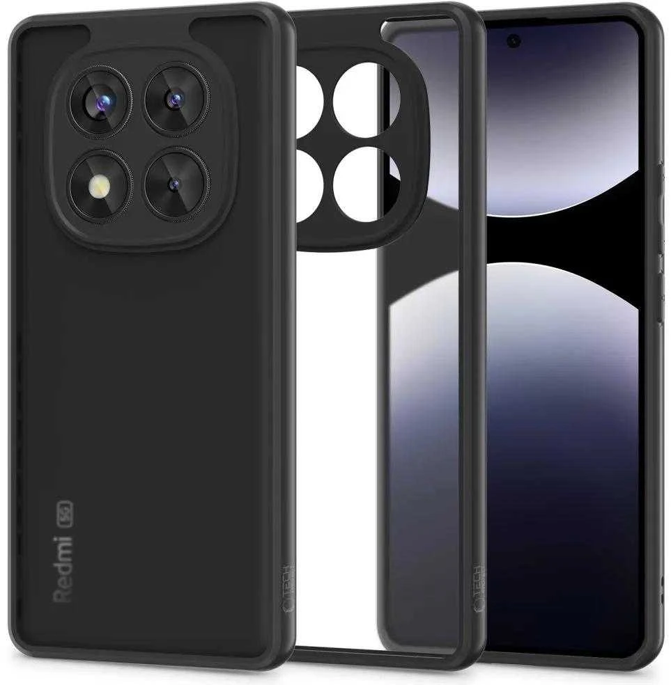 Tech-Protect MagMat Xiaomi Redmi Note 14 Pro 5G / Poco X7 5G – Matte dėklas telefonui juodos spalvos