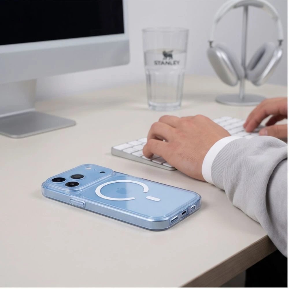 Dėklas Tech-Protect MagPeak MagSafe CC Case for iPhone 18 Pro / 17 Pro - Clear