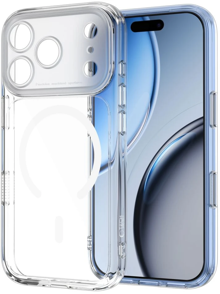 Dėklas Tech-Protect MagPeak MagSafe CC Case for iPhone 18 Pro / 17 Pro - Clear
