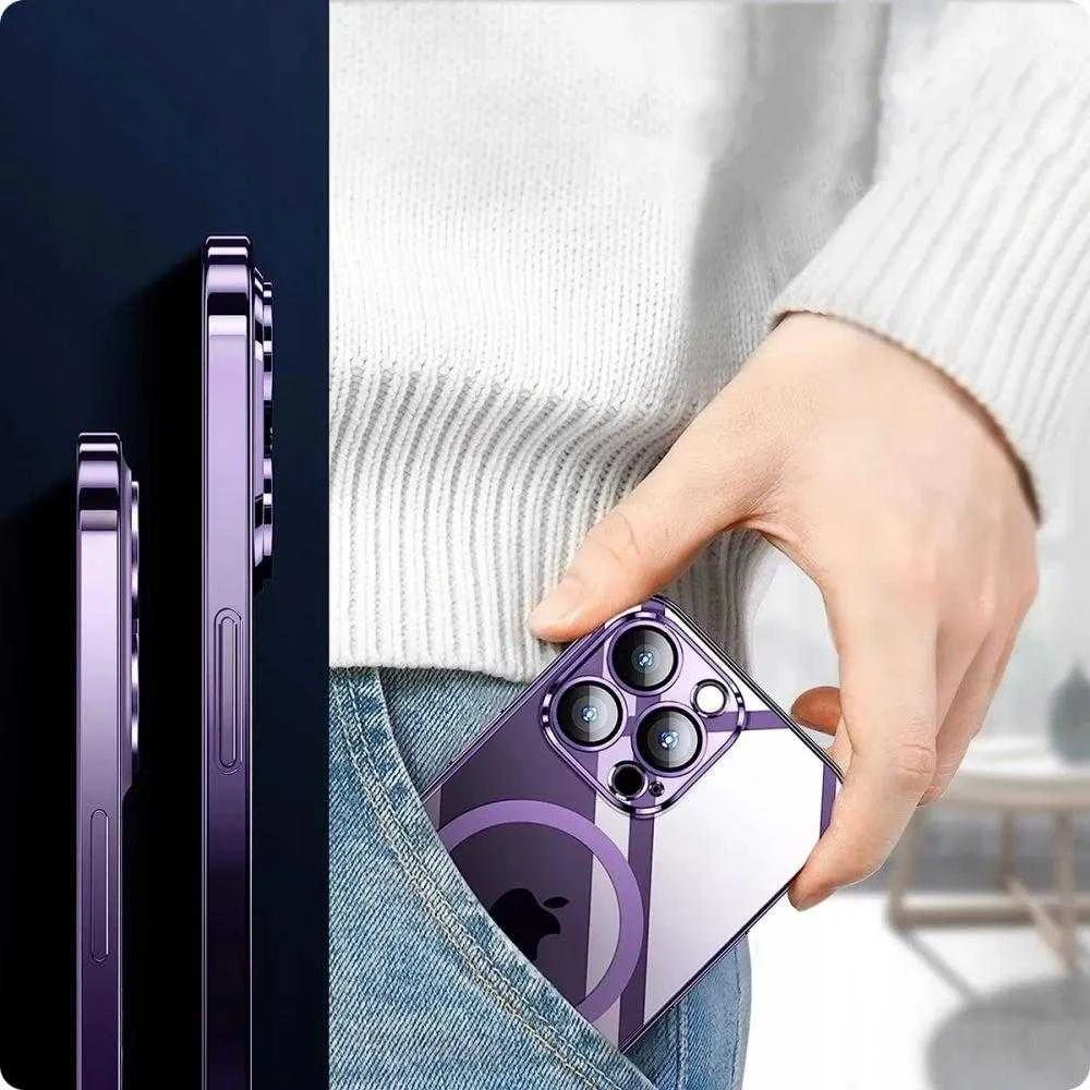 Tech-Protect MagShine Line MagSafe Apple iPhone 13 – dėklas telefonui rožinės spalvos