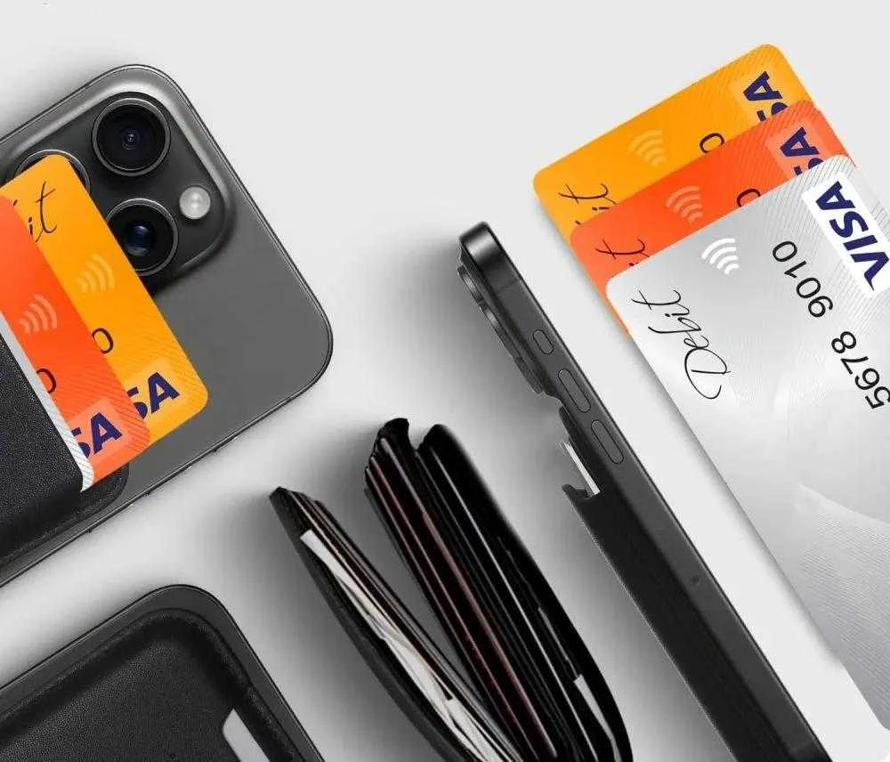 Tech-Protect MagWallet Magsafe card – dėklas telefonui juodos spalvos