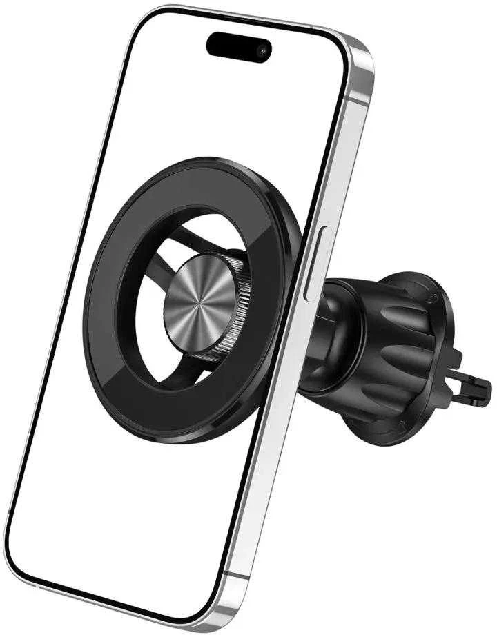 Tech-Protect N54 automobilinis telefono laikiklis su MagSafe oro grotelėms – juodos spalvos