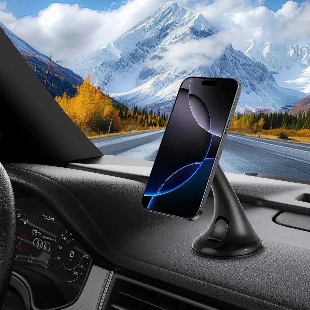 Tech-Protect N56 automobilio laikiklis prietaisų skydeliui, priekiniam stiklui arba oro ventiliacijos angos laikikliui - Juodas
