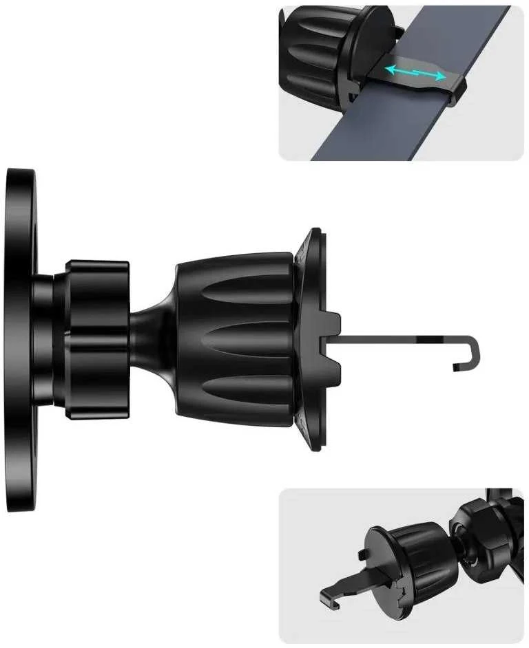 Tech-Protect N56 Magnetinis MafSafe automobilio laikiklis CD lizdo laikiklis - Juodas