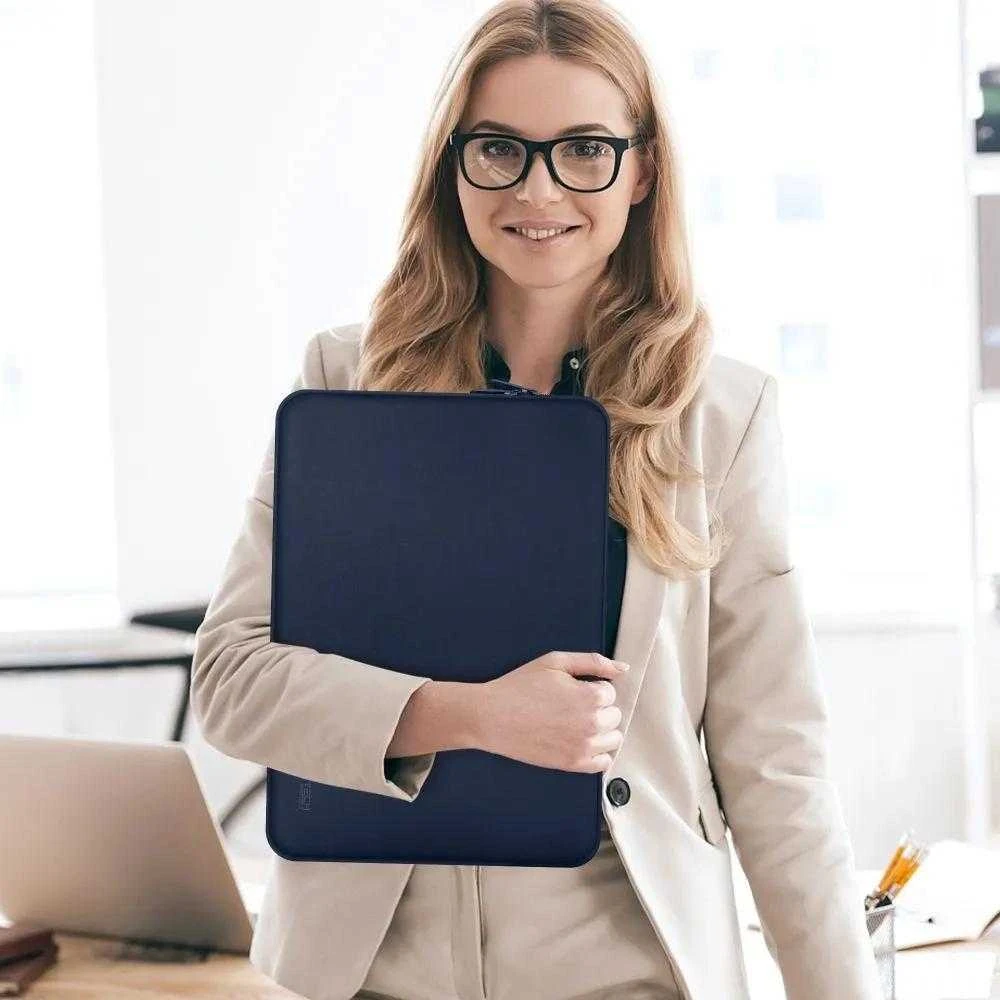 Tech-Protect Neoprene Nešiojamas kompiuteris Case 15-16" - Navy Mėlyna