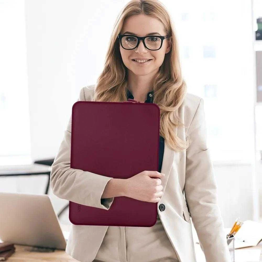 Tech-Protect Neoprene Nešiojamas kompiuteris Case 15-16" - Burgundy