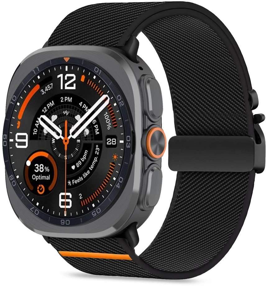 TECH-PROTECT NYLON CLASP SAMSUNG GALAXY WATCH ULTRA 1 / 2 2024-2026 (47 MM) Juodas