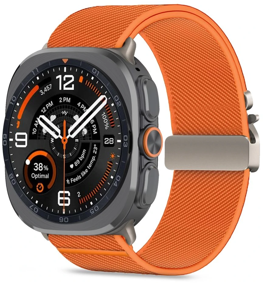 TECH-PROTECT NYLON CLASP SAMSUNG GALAXY WATCH ULTRA 1 / 2 2024-2026 (47 MM) ORANŽINIS
